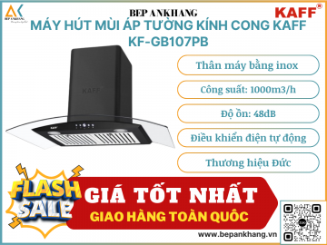 Máy Hút Mùi Áp Tường Kinh Công KAFF KF-GB107PB - Made  in Germany